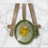 mini tableau chiots jaune