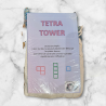 tetra tower animal blanc