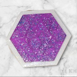 puzzles hexagonale violet