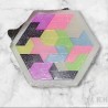 puzzles hexagonale  clair