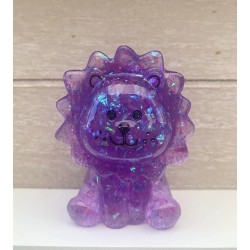 Lion violet paillette