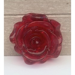 Rose rouge transluside